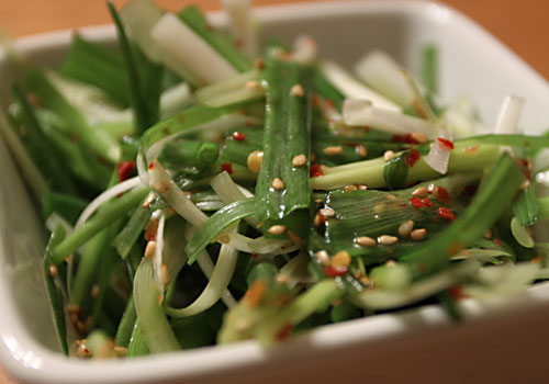 Asian Scallion Salad | Culinary Compost